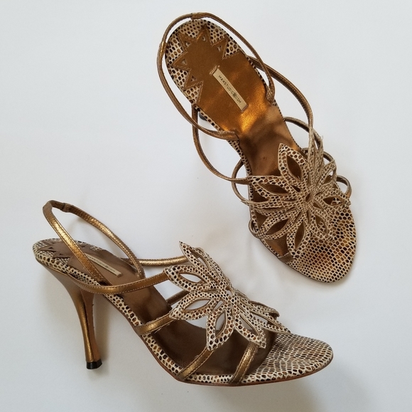 Max Studio Leather Strappy Sandals - Picture 1 of 11